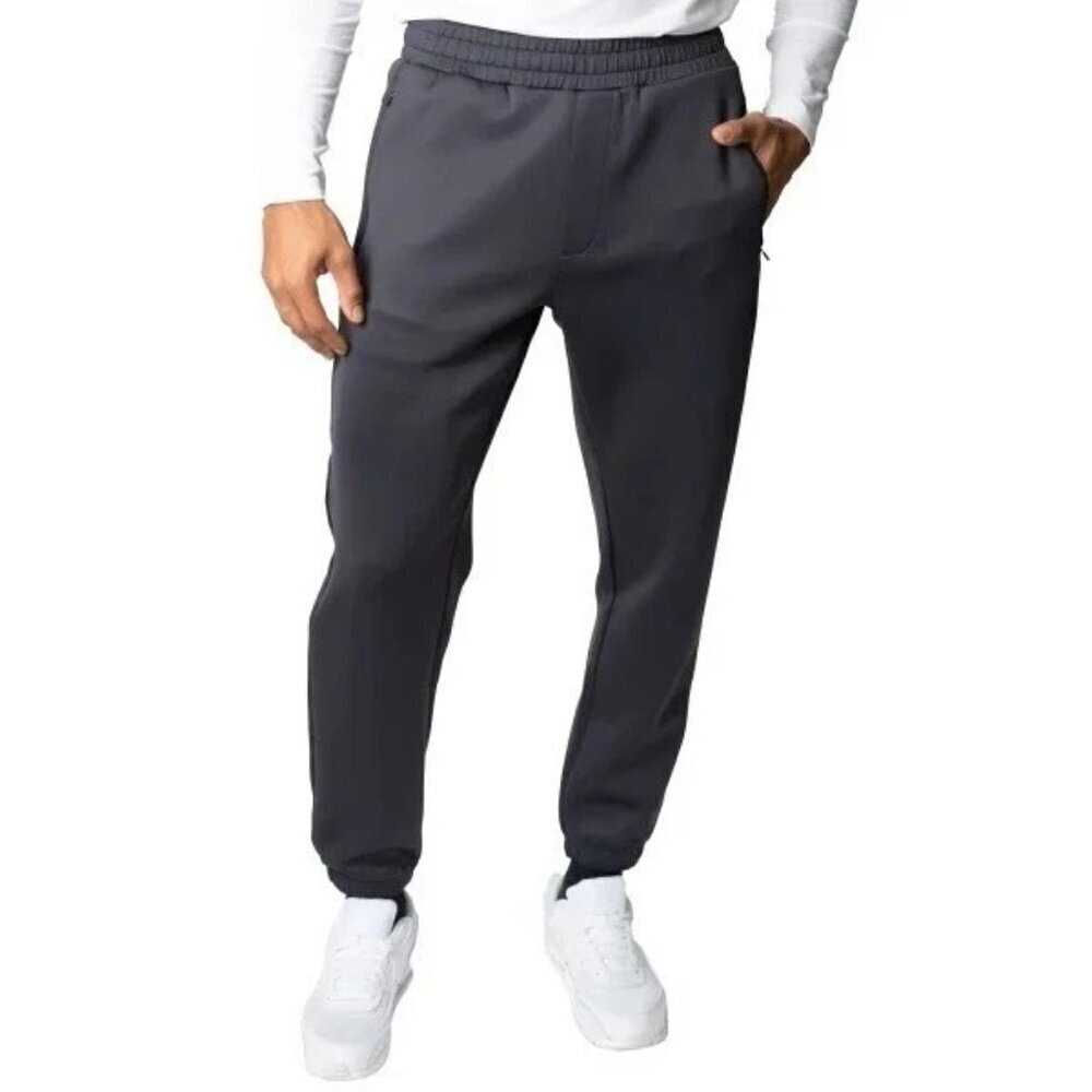 NEW Spyder Active Men's  L Black Jogger Pants 29" Inseam 2-Way Stretch Fabric